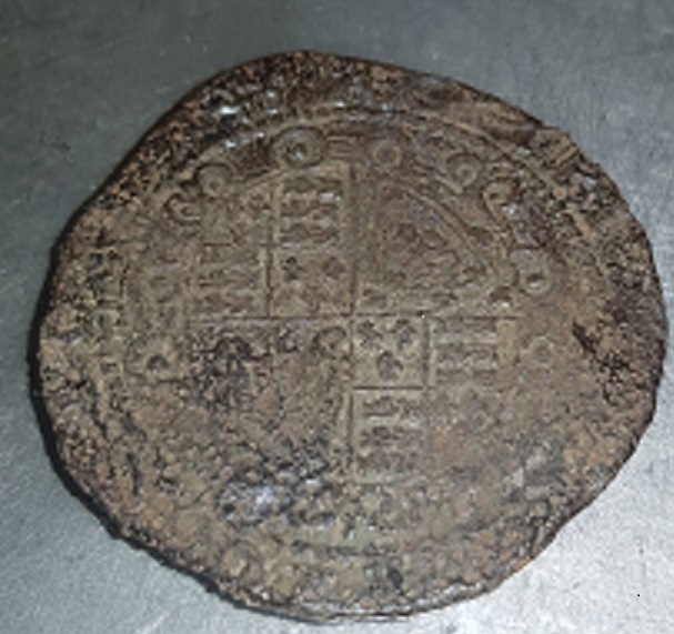 Charles-I-Half-Crown-With-Environmental-Damge.